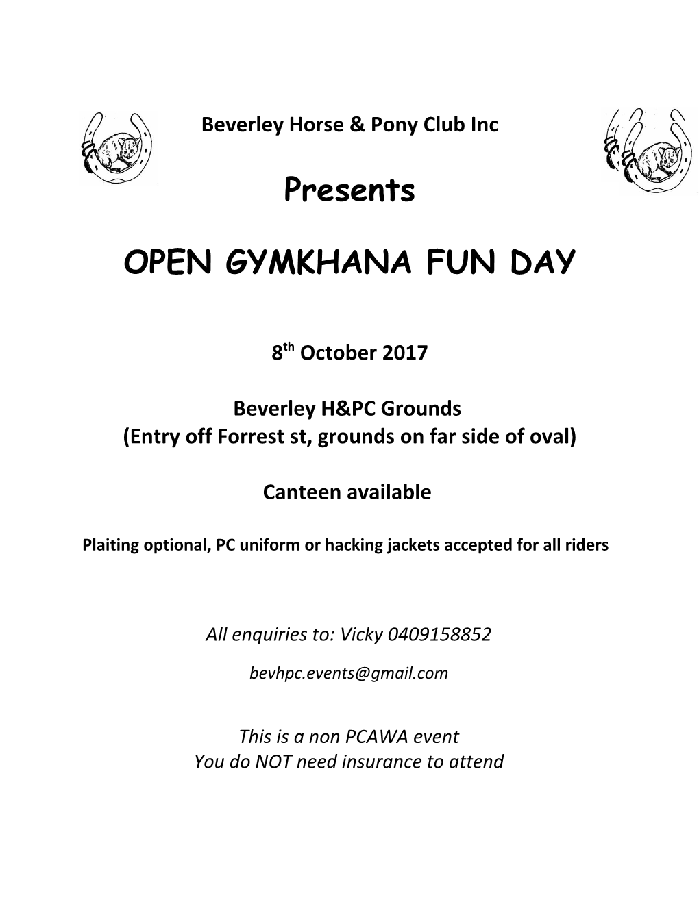 Beverley Horse & Pony Club Inc