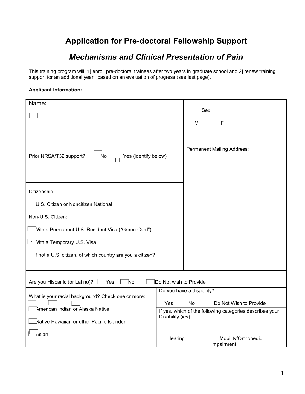 Application for Pharmacological Sciences