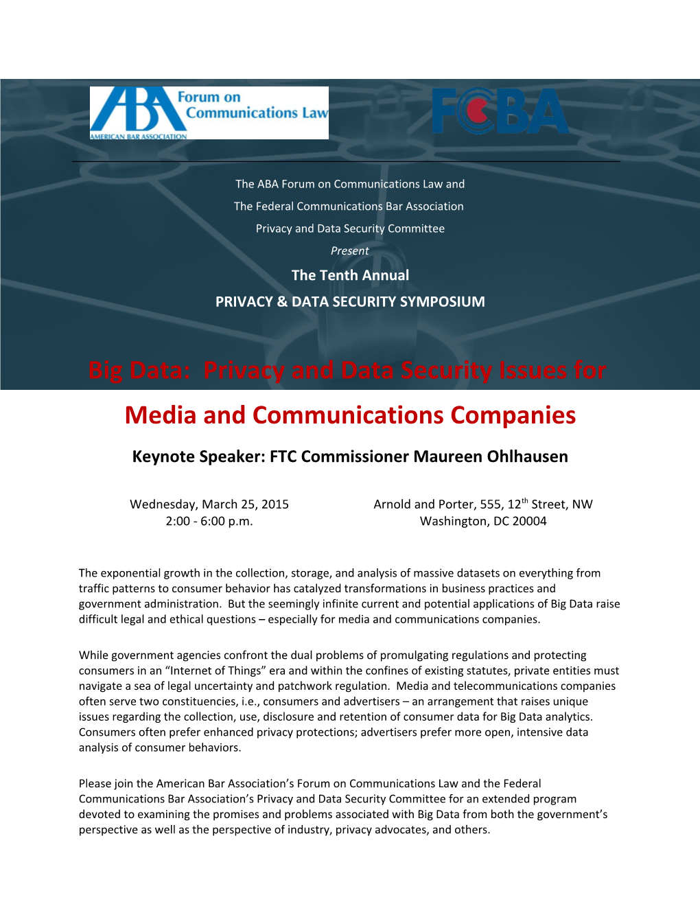 The Federal Communications Bar Association