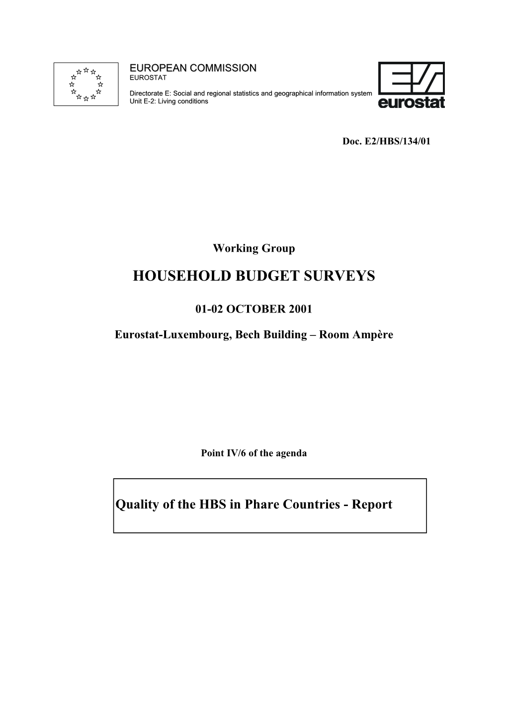 Comparative Description of the Hbs Methodology