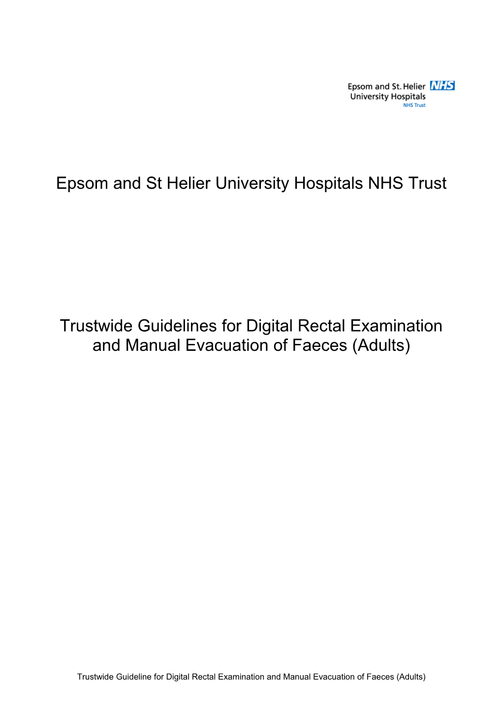 Epsom and St Helier University Hospitals NHS Trust