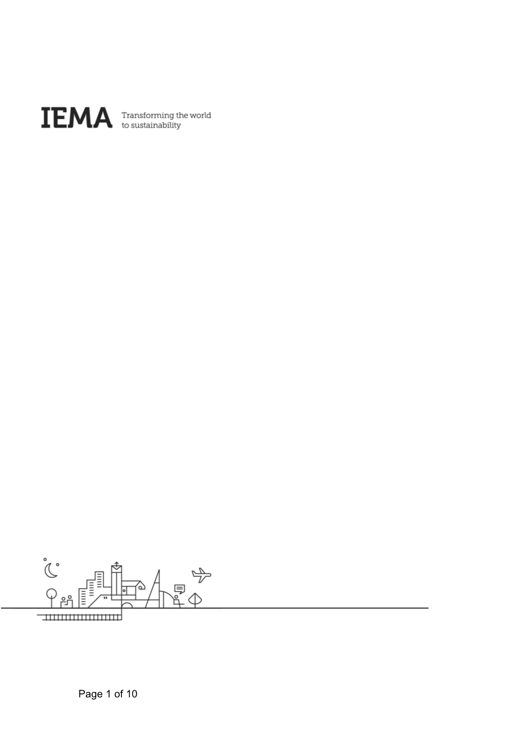 IEMA Is the Professional Home of Over 14,000 Environment and Sustainability Professionals