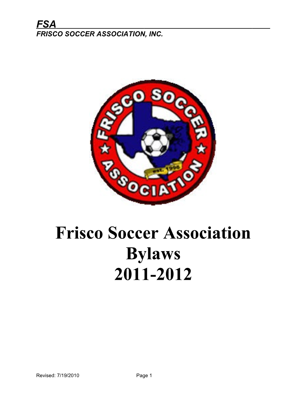 Frisco Soccer Association