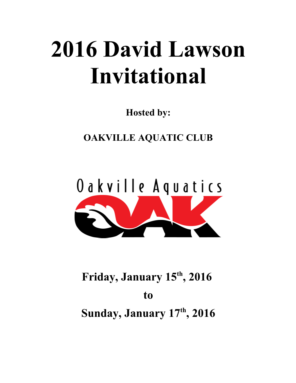 Oakville Aquatic Club