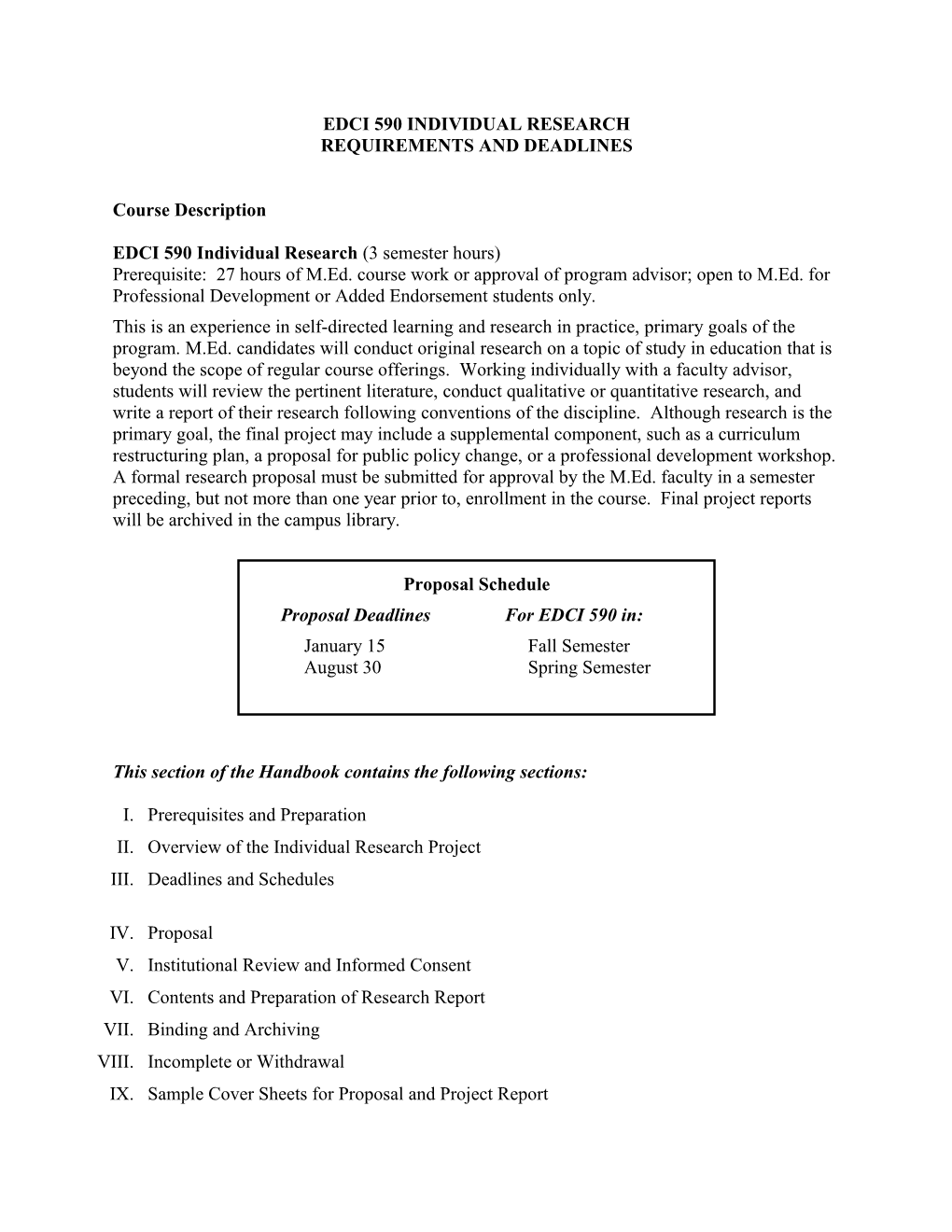 Edci 590 Individual Research