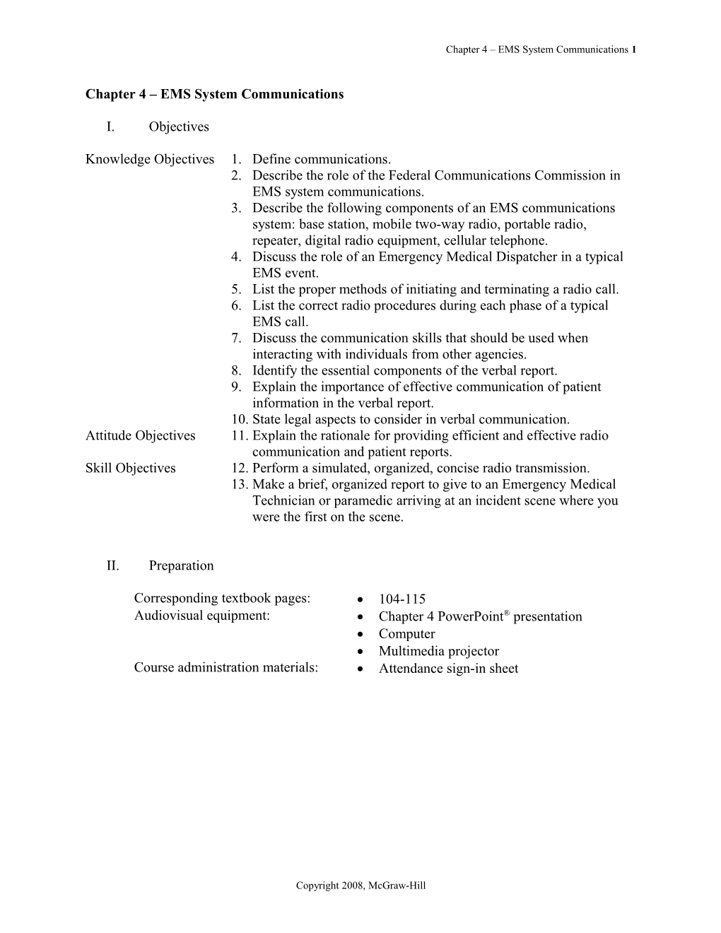 EMR IM CH04 - EMS System Communications