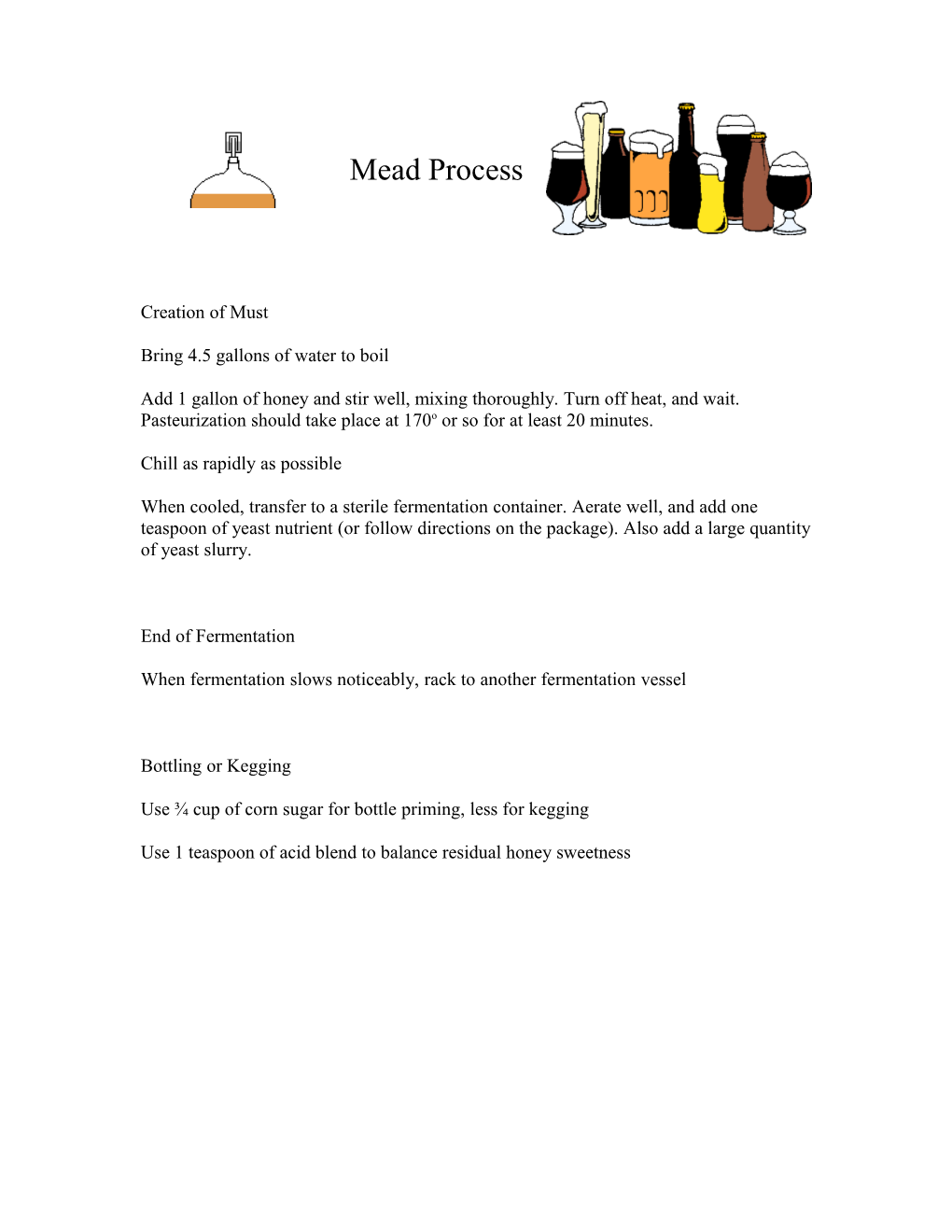 The Beginner's Guide to Mead Making Page