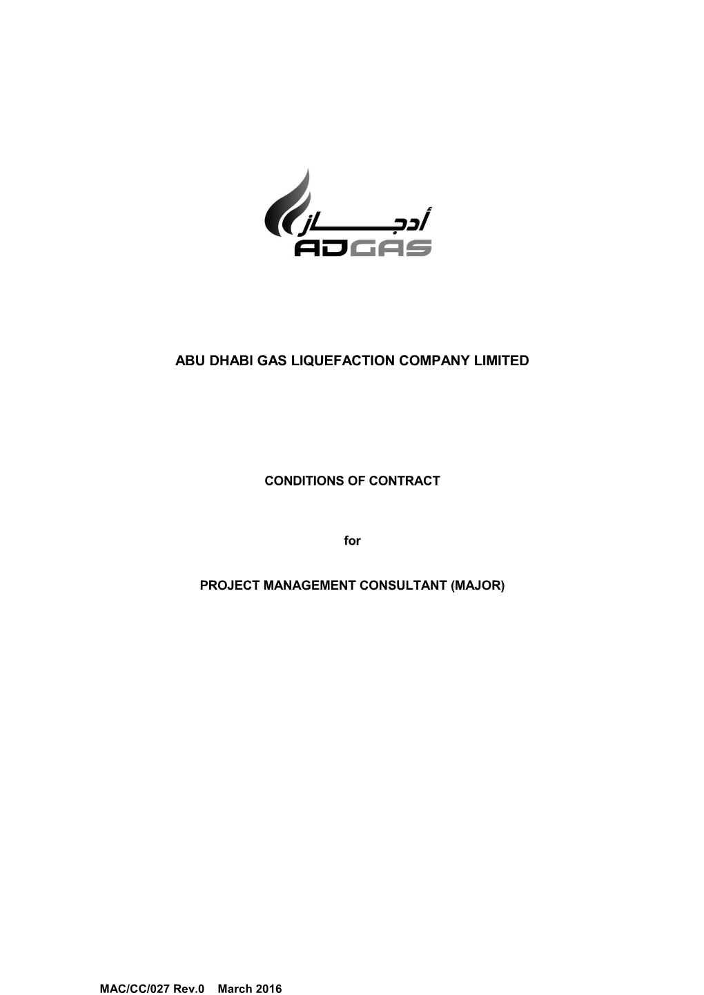 Vol B 27 - PMC Contract (Major)