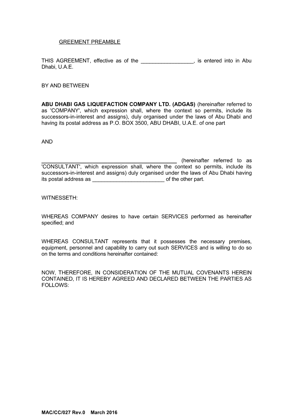Vol B 27 - PMC Contract (Major)