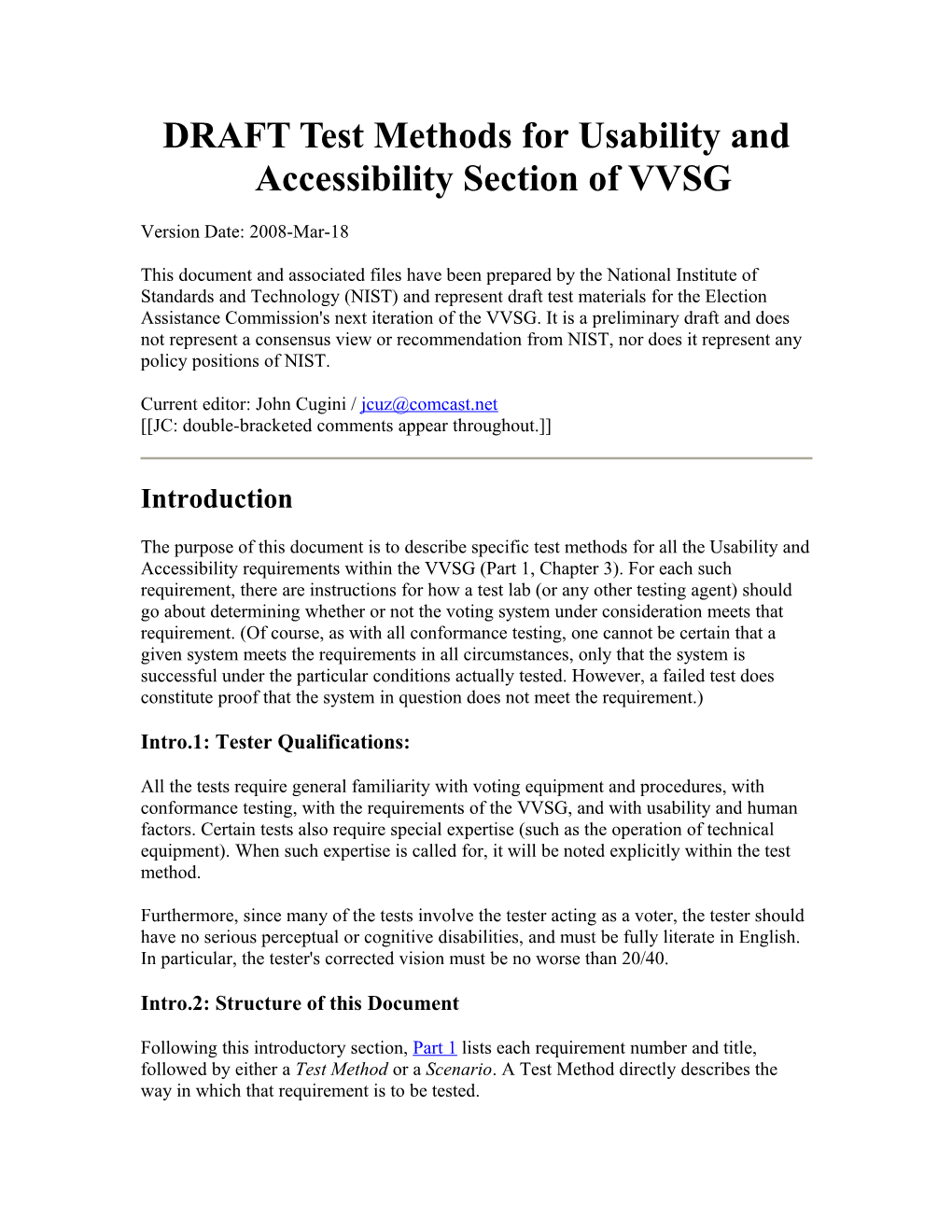 Vvsg - Usability Tests