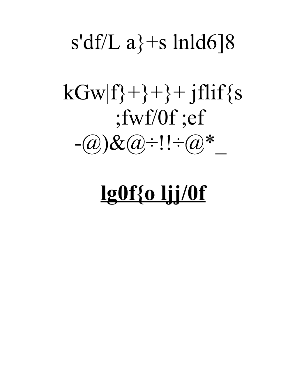 Kgw F Jflif S ;Fwf/0F ;Efsf