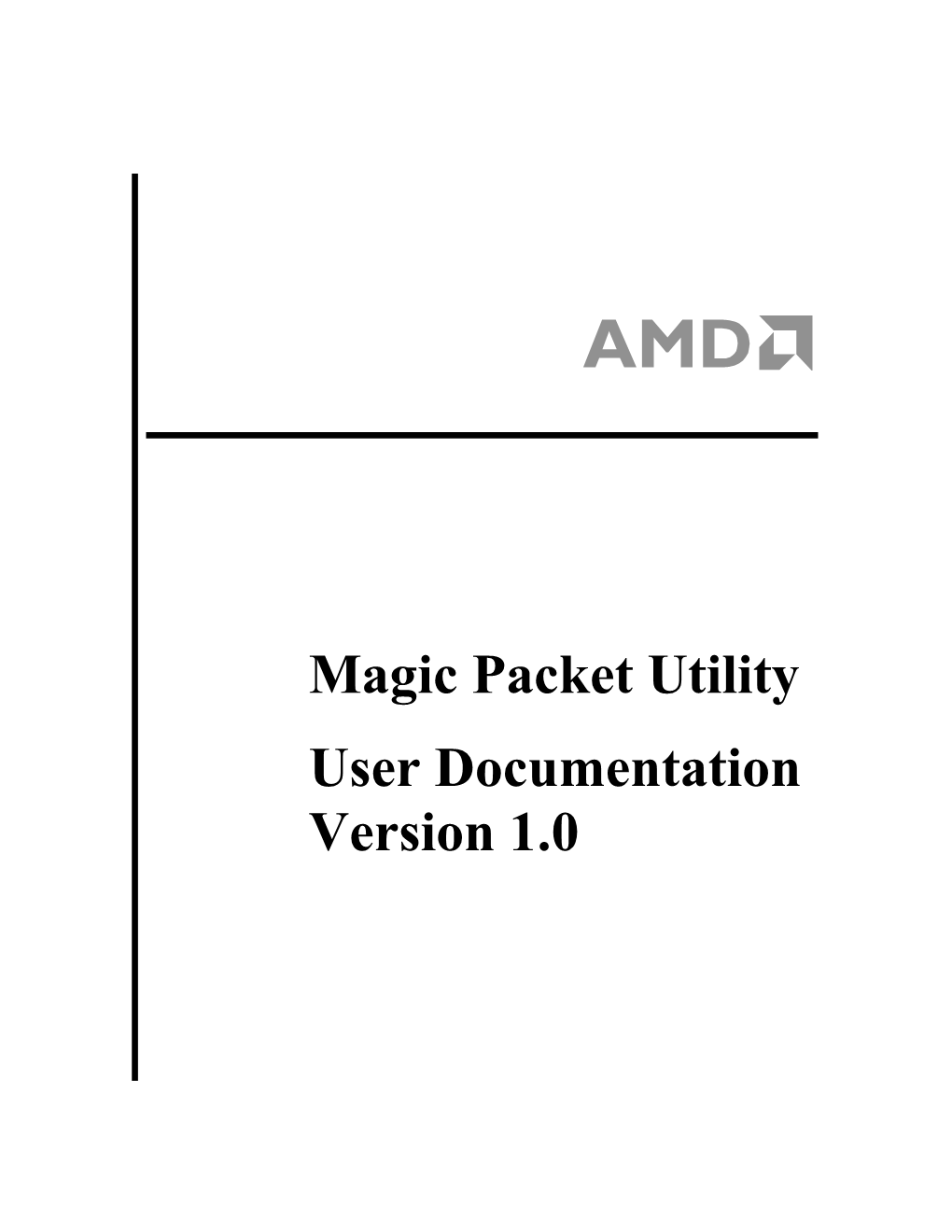 Magic Packet Design Documentation