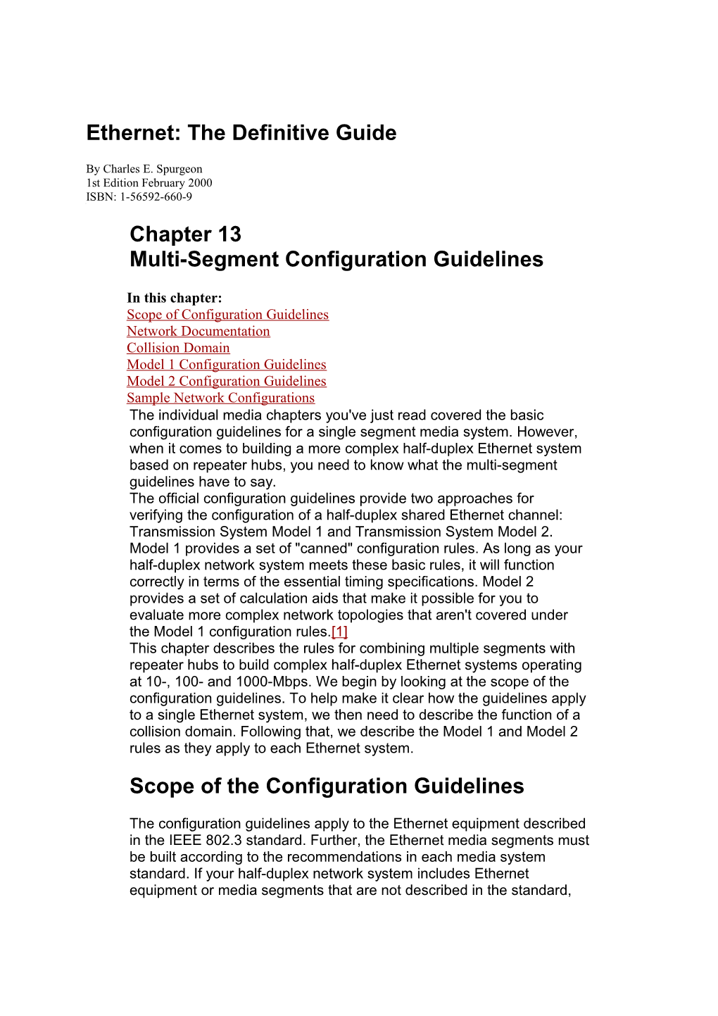 Ethernet: the Definitive Guide