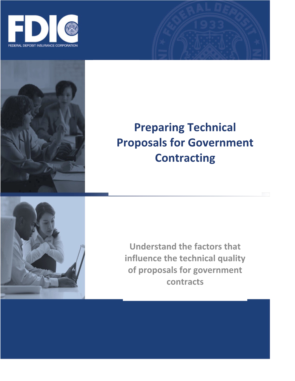 5-3 Preparing Technical Proposals for Government Contracting