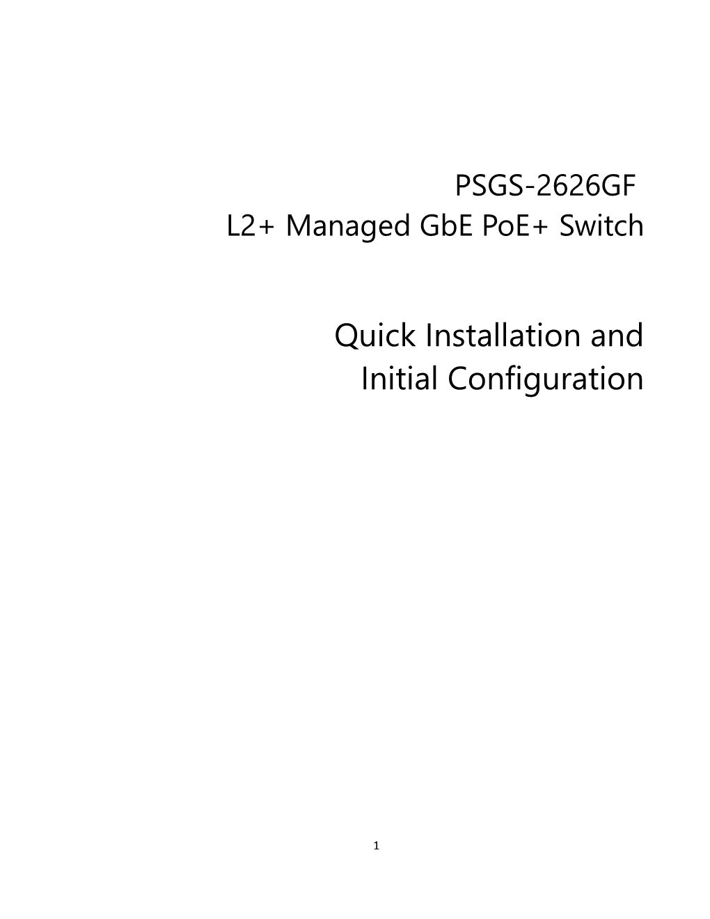 L2+Managed Gbepoe+ Switch