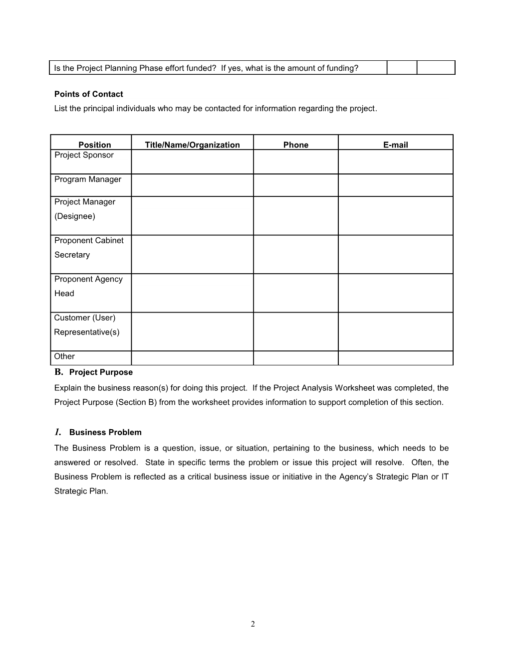 Project Proposal Document Template