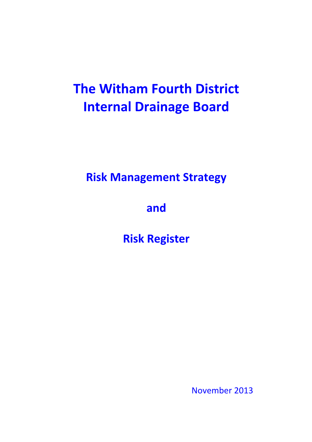 The Witham Third District