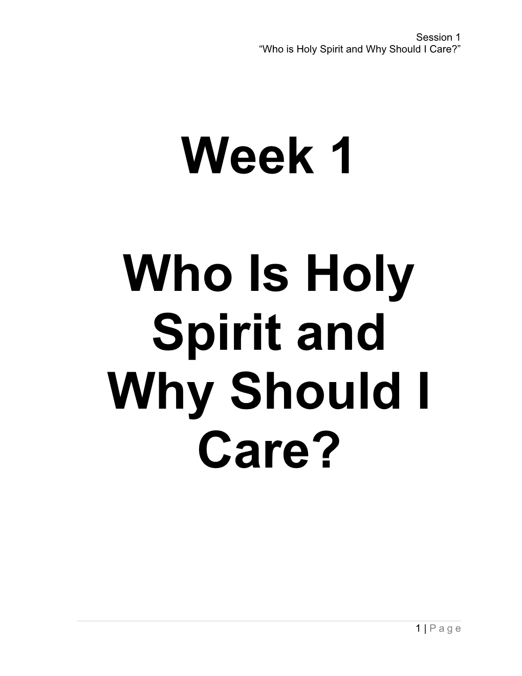 Who Is Holy Spirit and Why Should I Care?