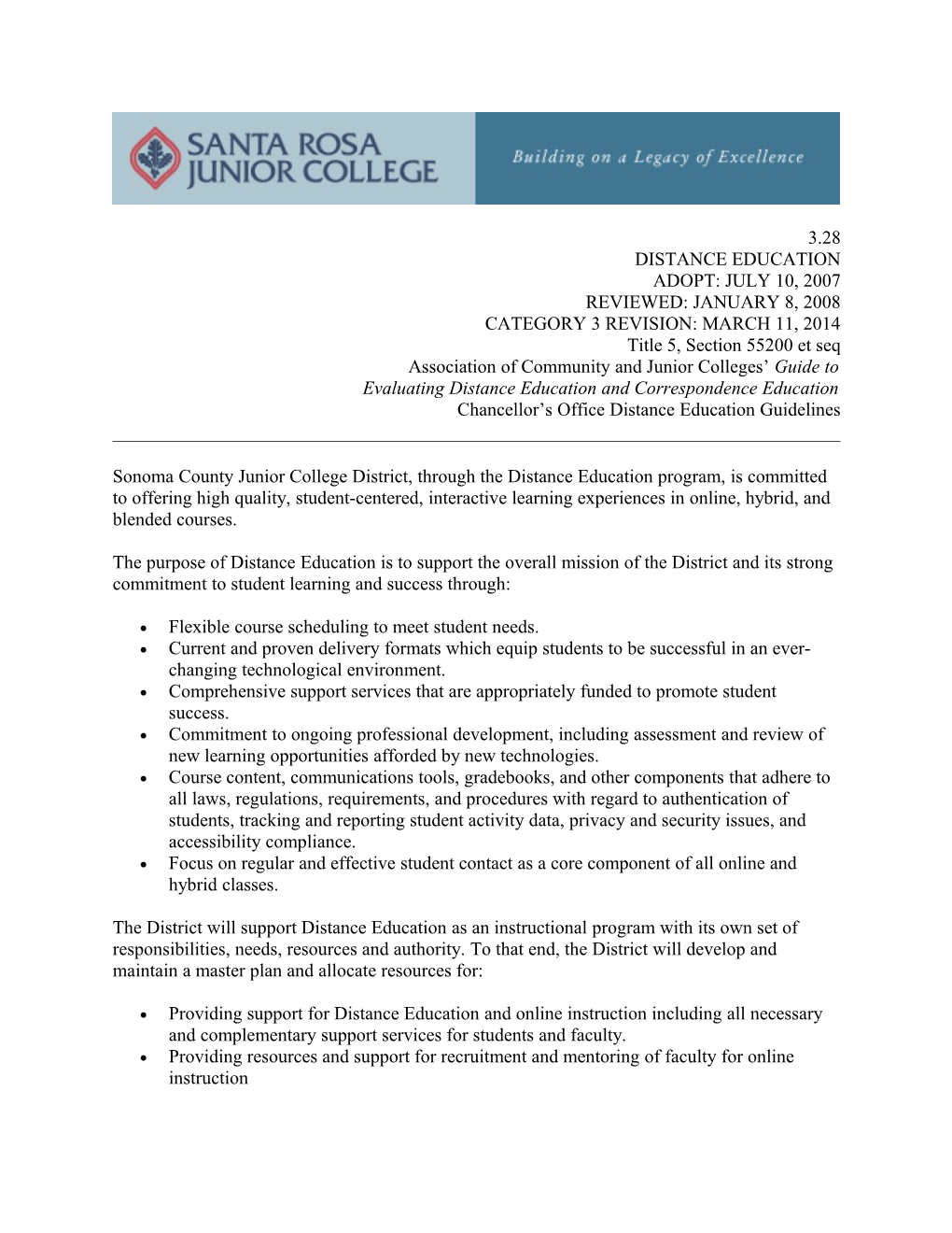 Association of Community and Junior Colleges Guide To
