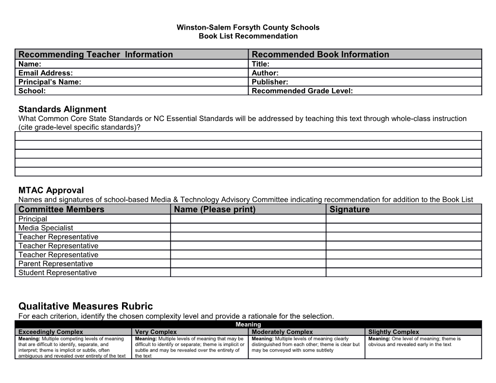 Standards Alignment