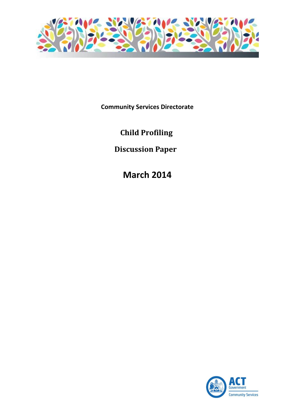 Child Profiling Discussion Paper