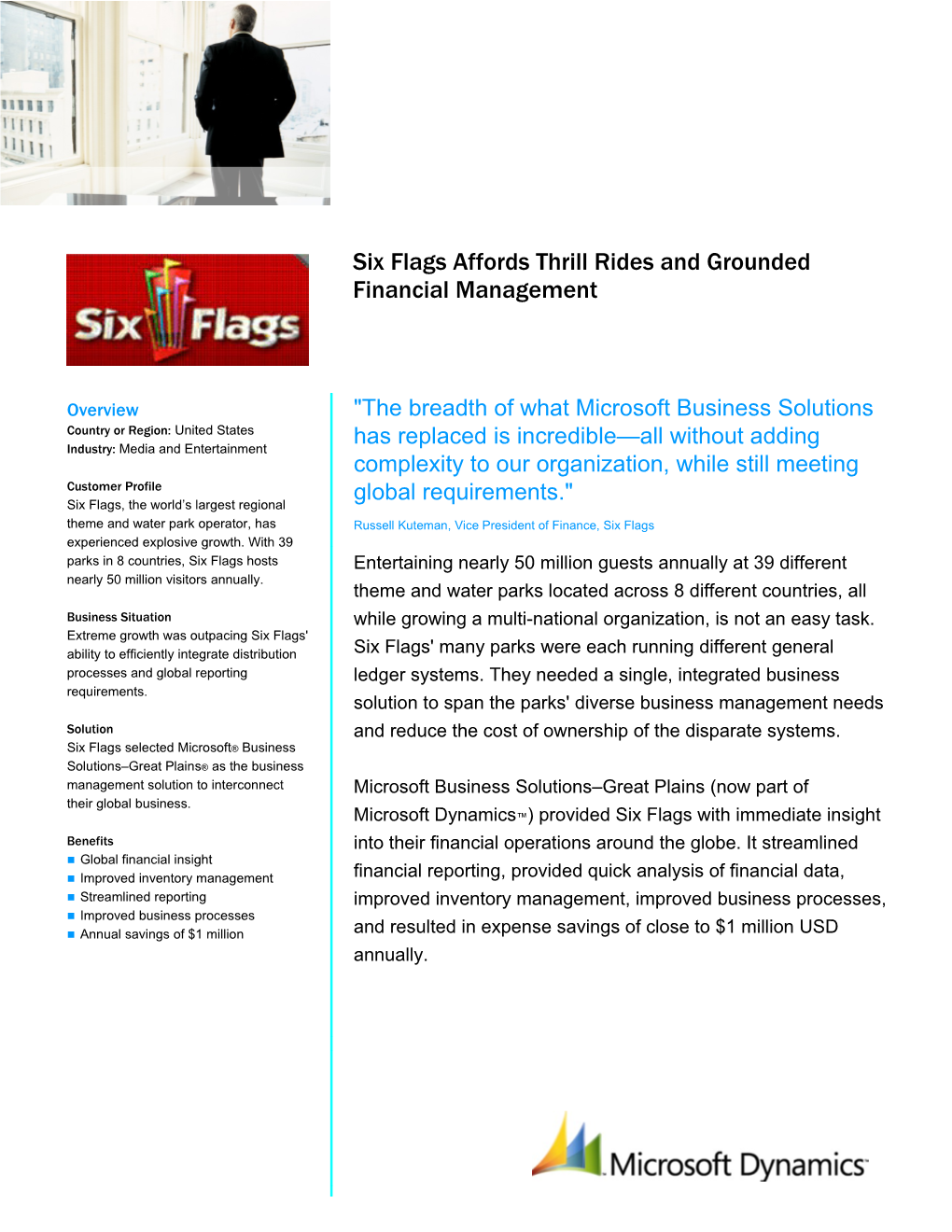 Six Flags Affords Thrill Rides and Grounded Financial Management