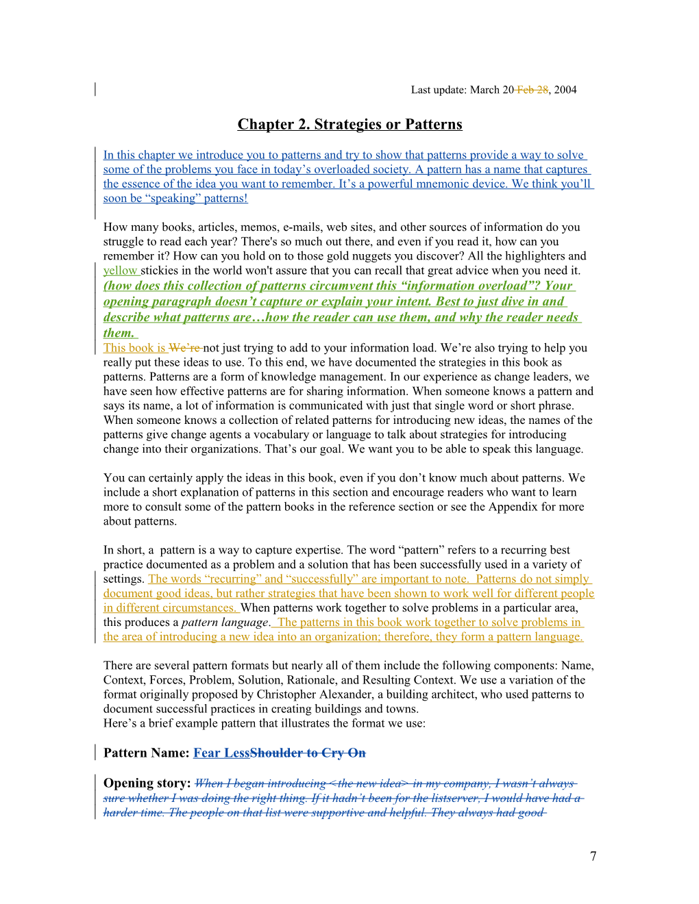 Chapter 2. Strategies Or Patterns