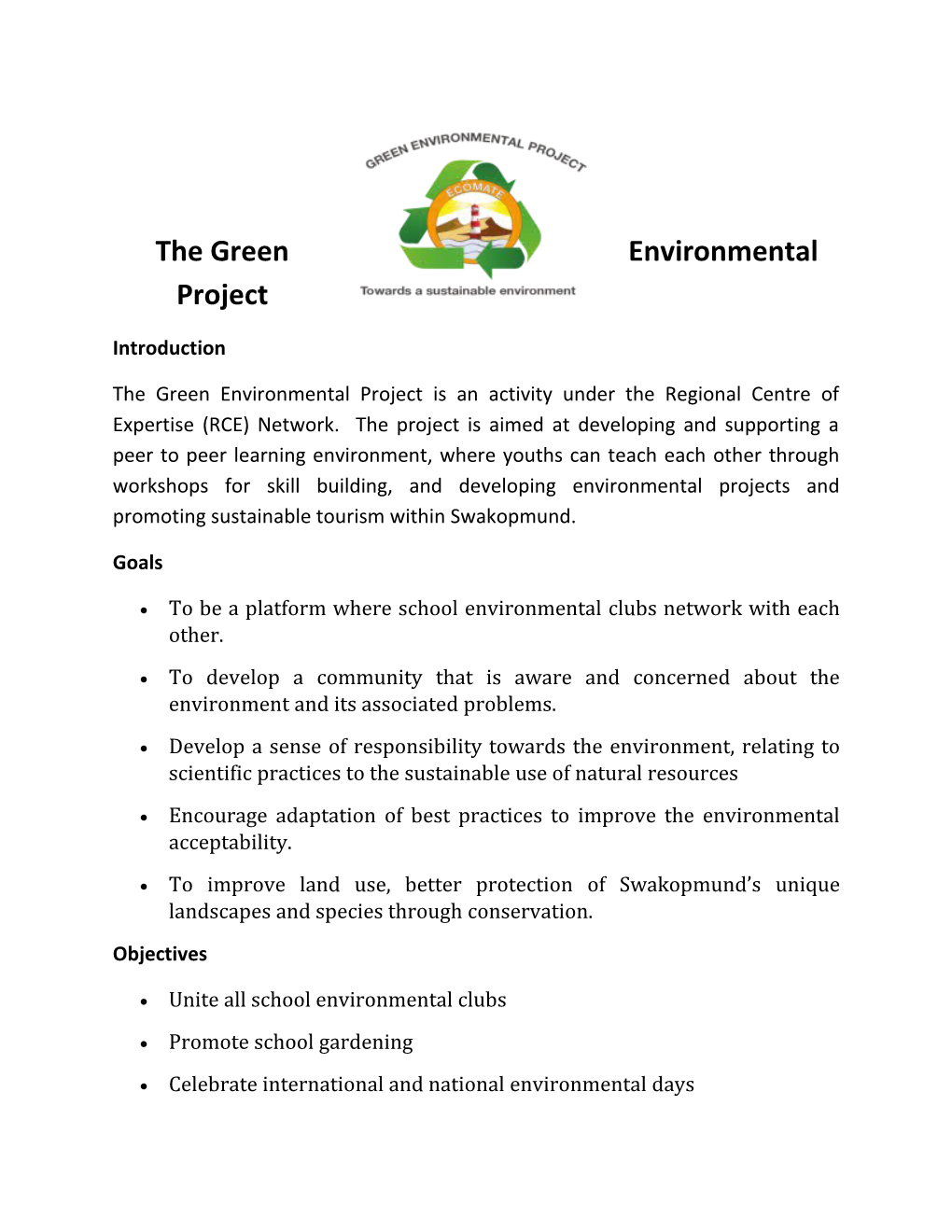 The Green Environmental Project