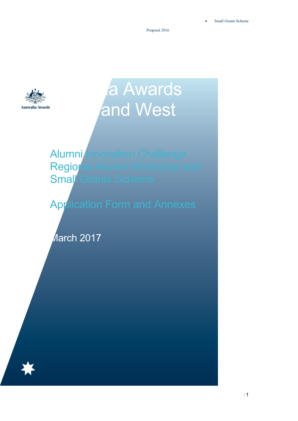 Australia Awards South and West Asia