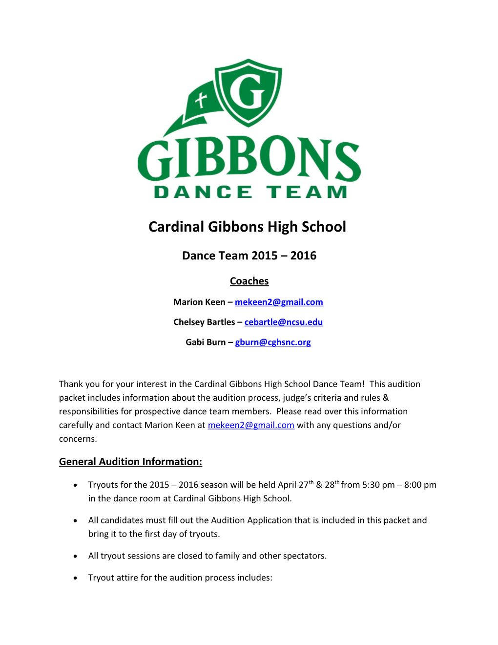 Cardinal Gibbons High School