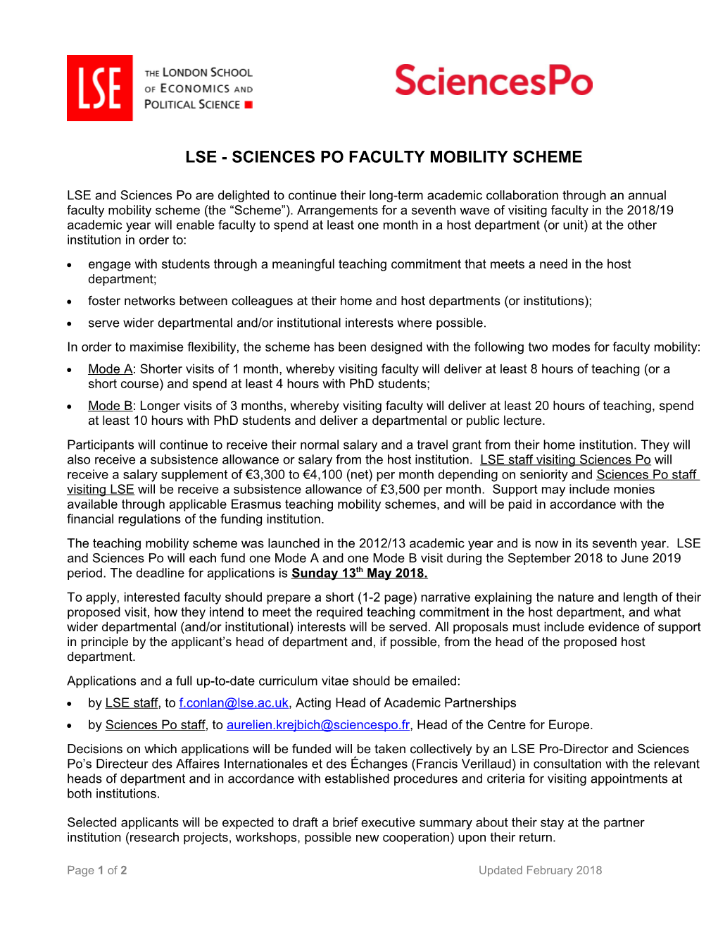 New Pilot Scheme: LSE-Columbia University Funded Teaching Exchange of Faculty