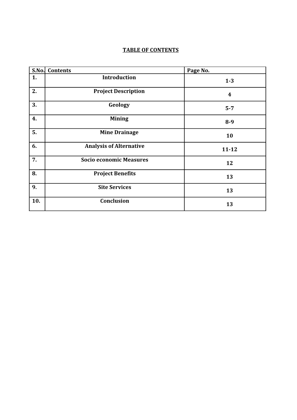 Pre Feasibility Report of Shri Lekhram Sahu, Kurdi Flagstone Mine (Minor Mineral) Mine