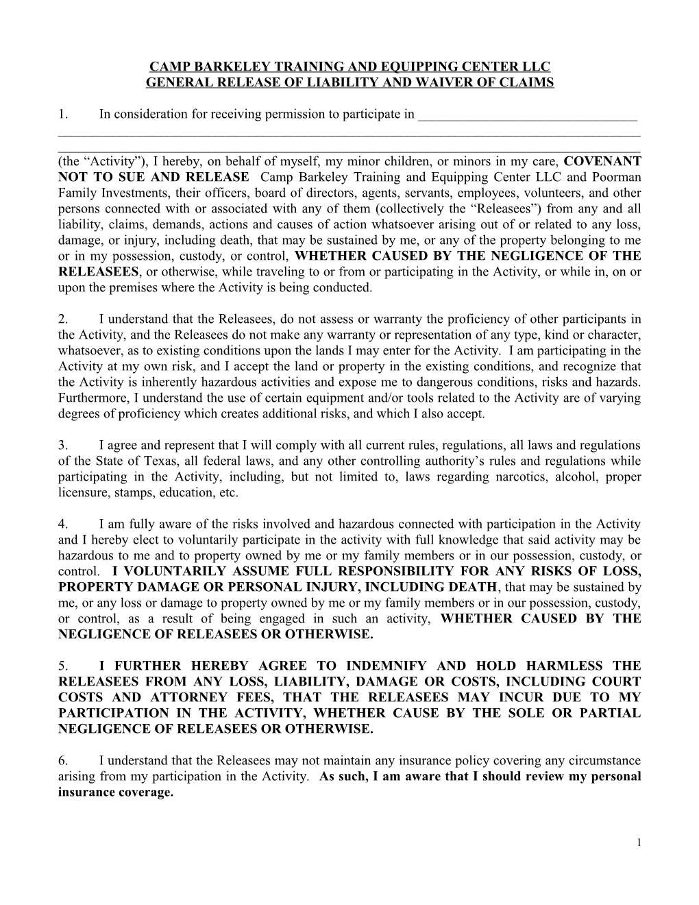 Lease Agreement and Contract