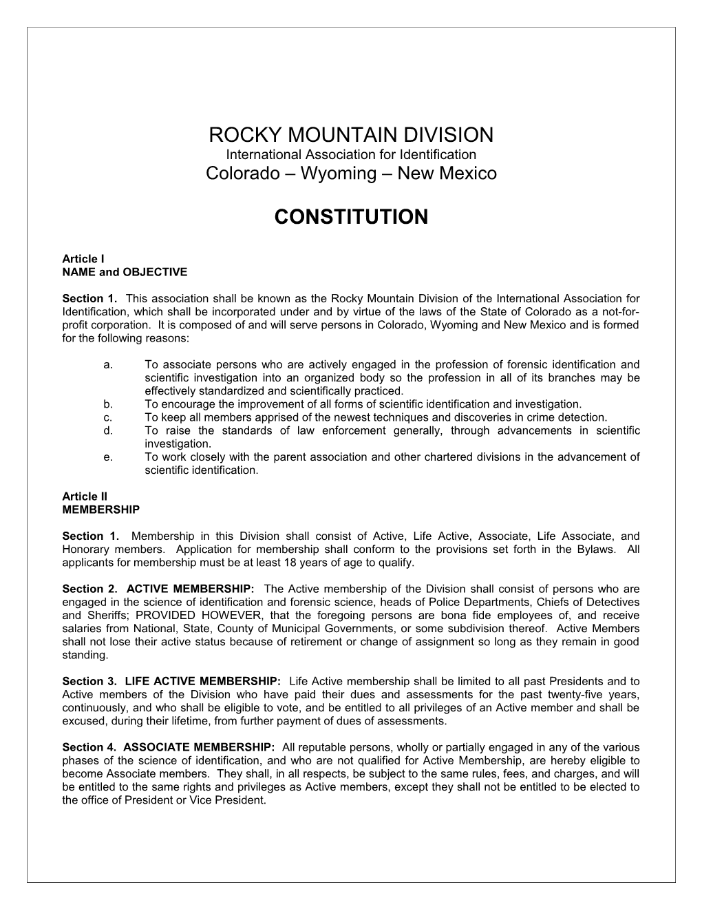 Rocky Mountain Division