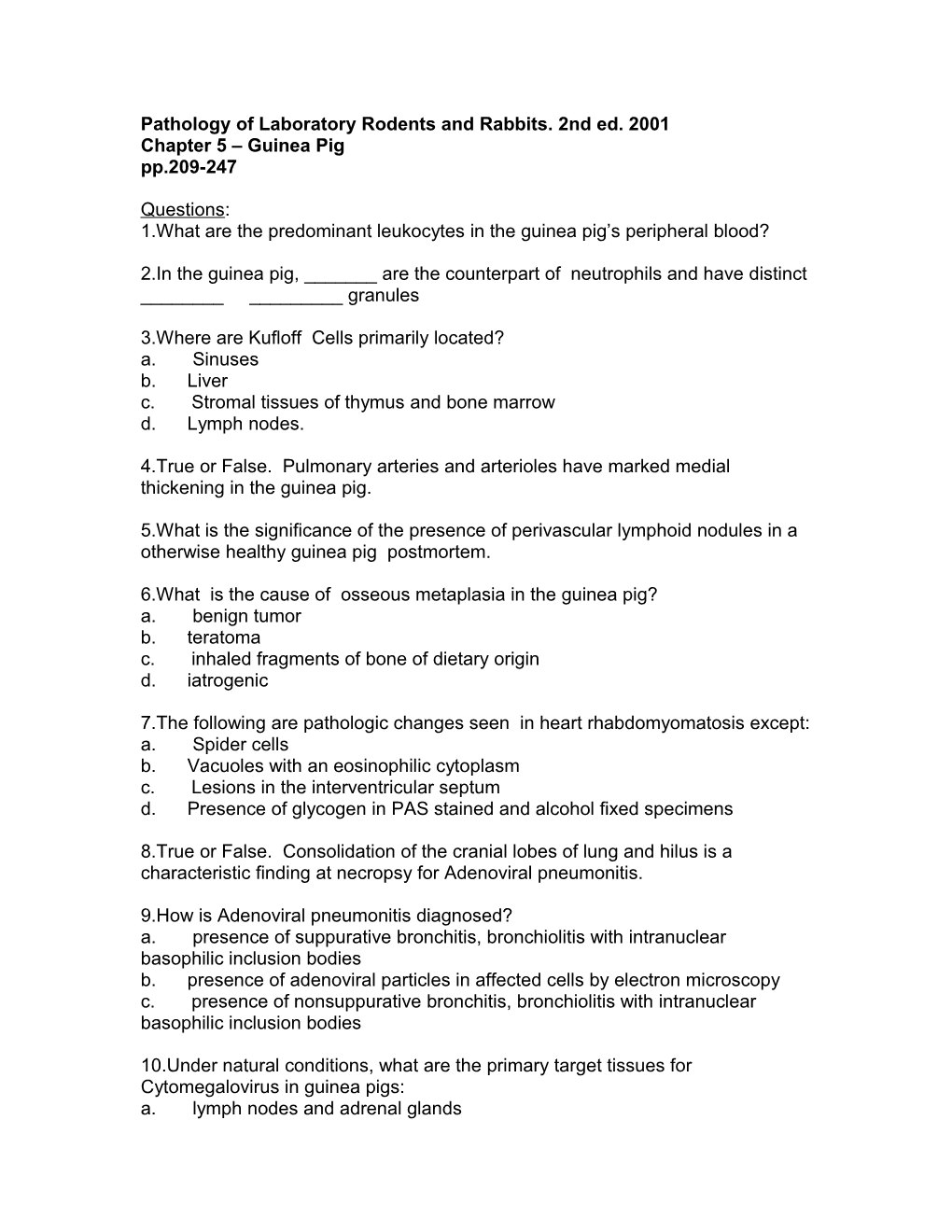 Pathology of Laboratory Rodents and Rabbits