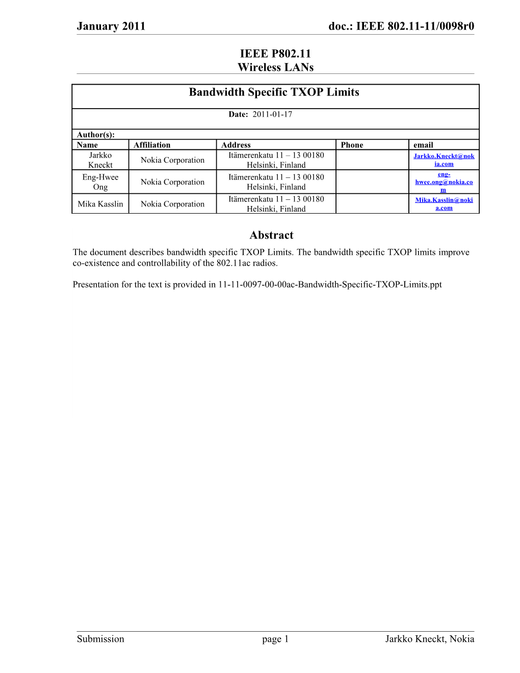 6.3.6.1.4 Bandwidth Specific Txoplimits Parameter Set