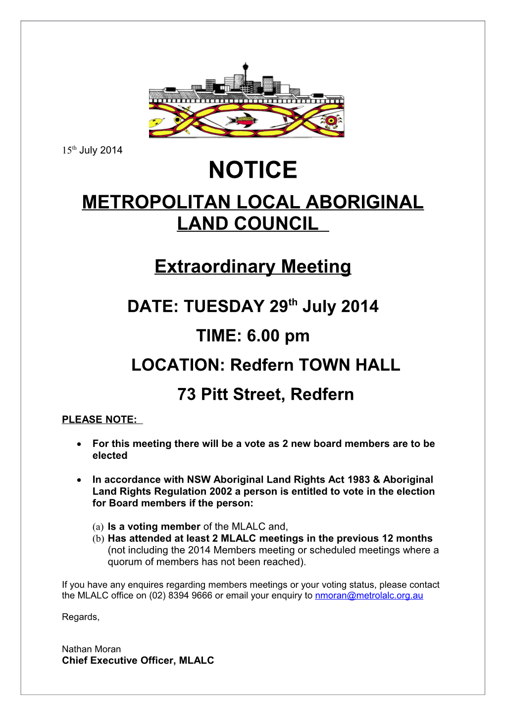 Metropolitan Local Aboriginal Land Council