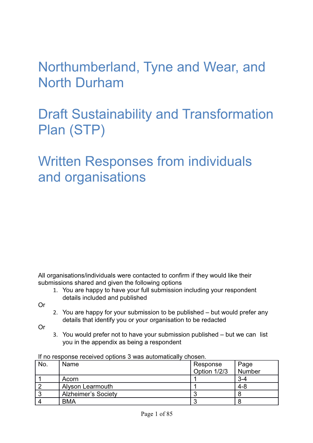 Northumberland, Tyne and Wear, and North Durham