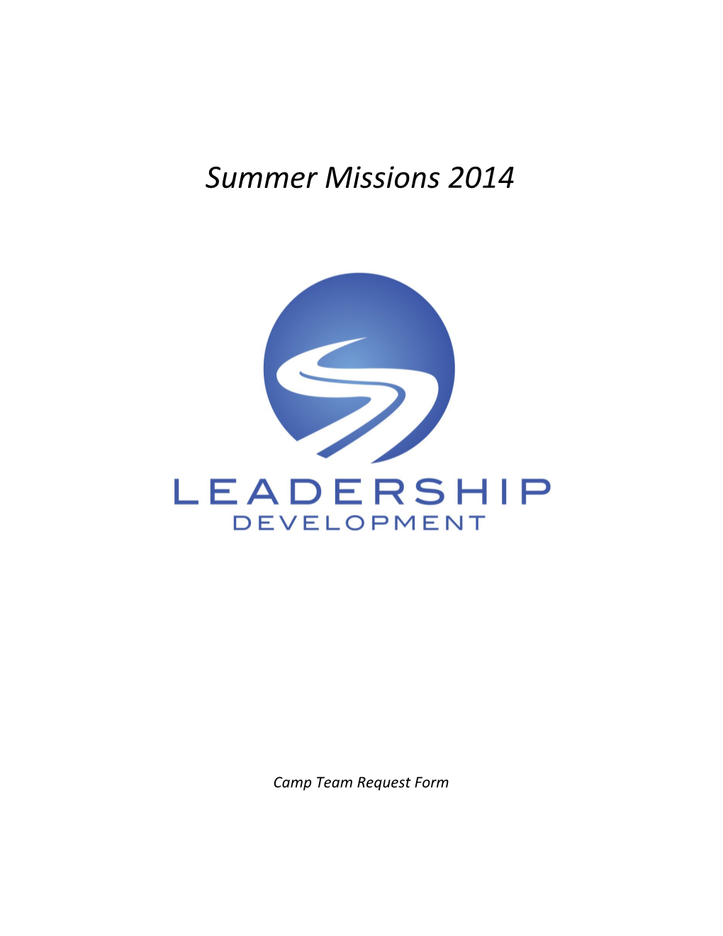 Summer Missions 2014