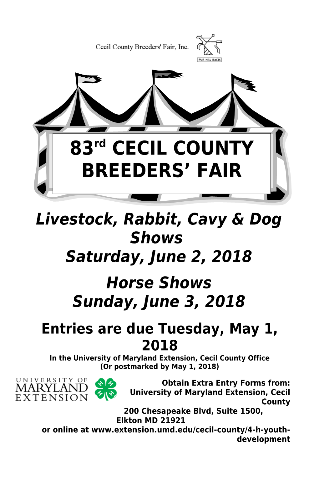 Livestock, Rabbit, Cavy & Dog Shows