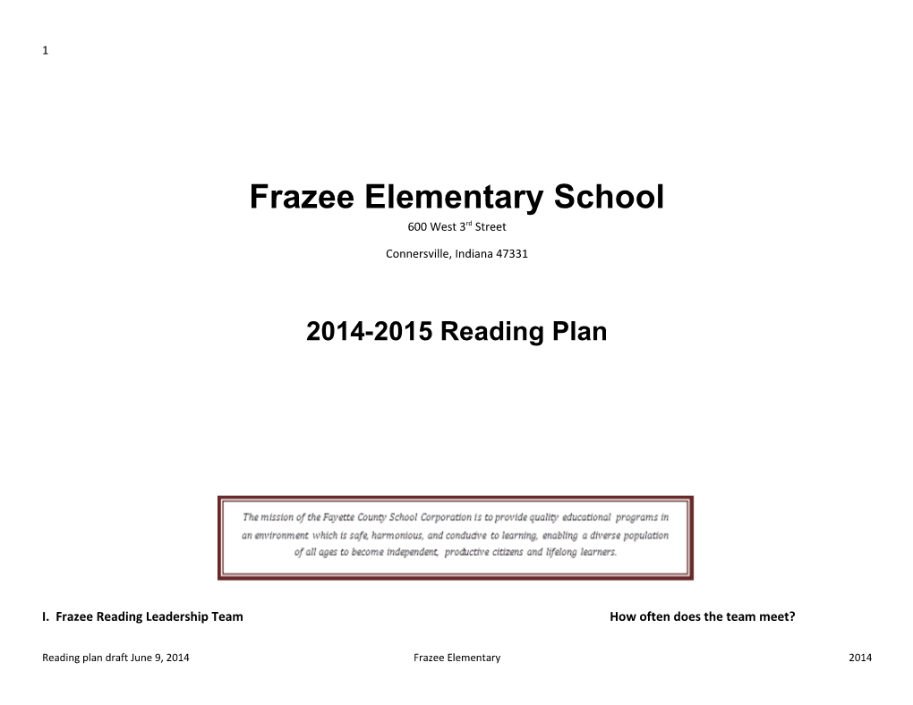 Frazee Elementary School