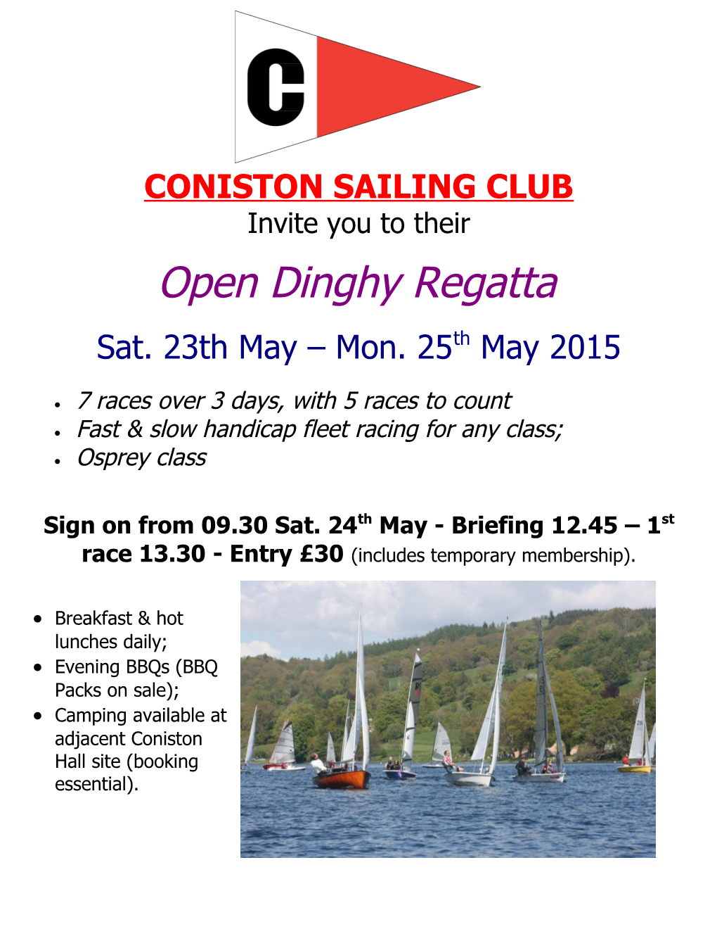 Coniston Sailing Club
