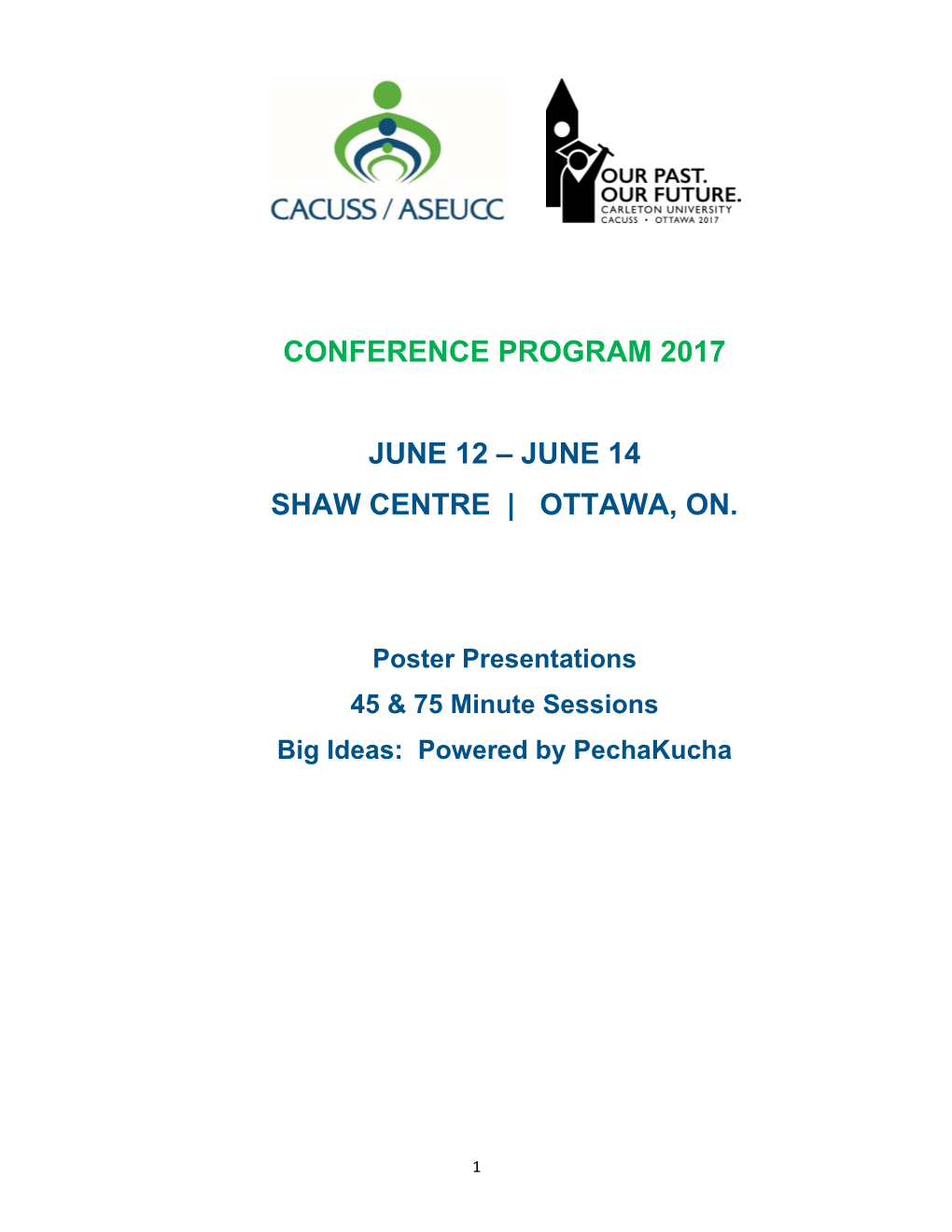Conference Program 2017