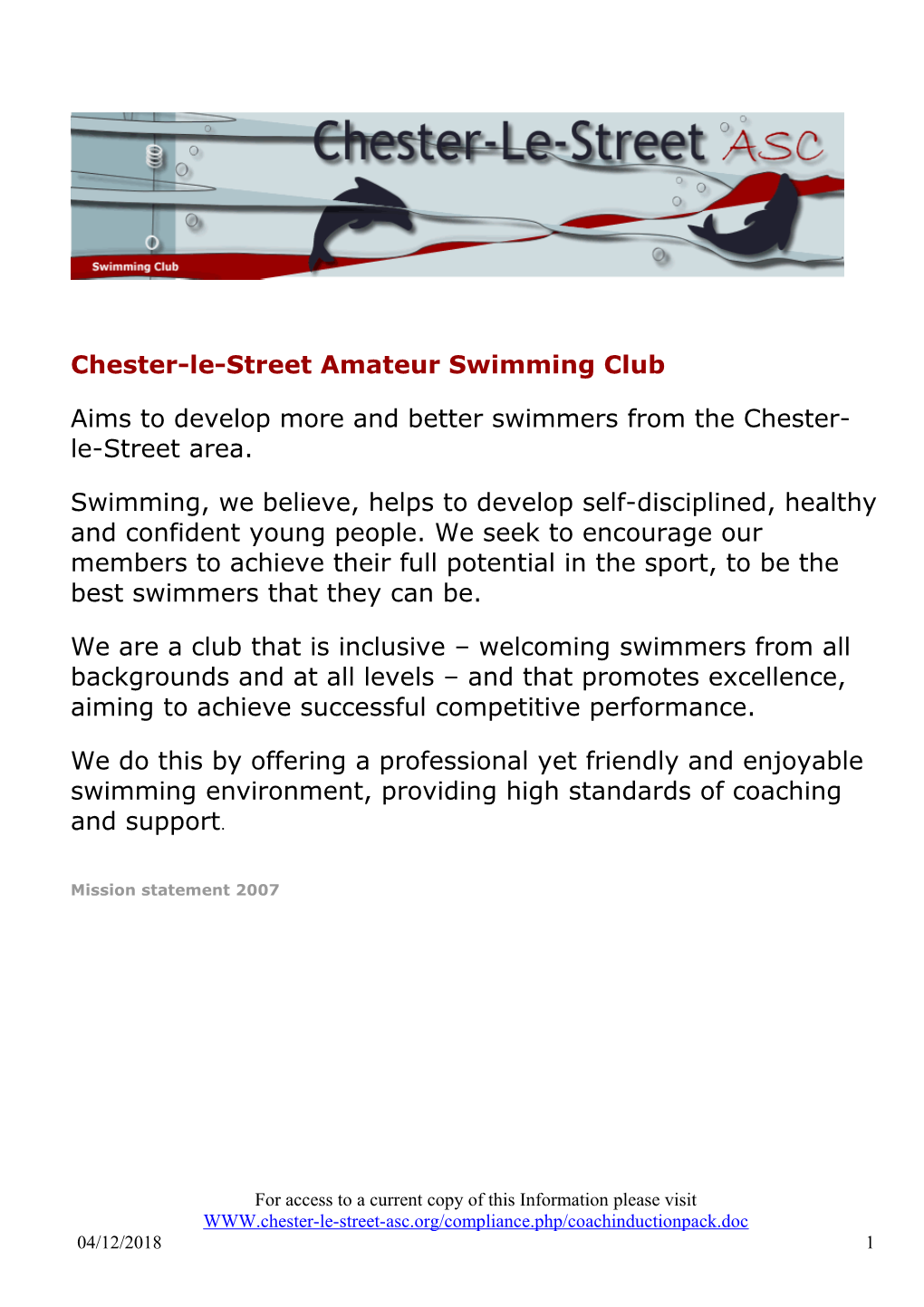 Chester-Le-Street Amateur Swimming Club