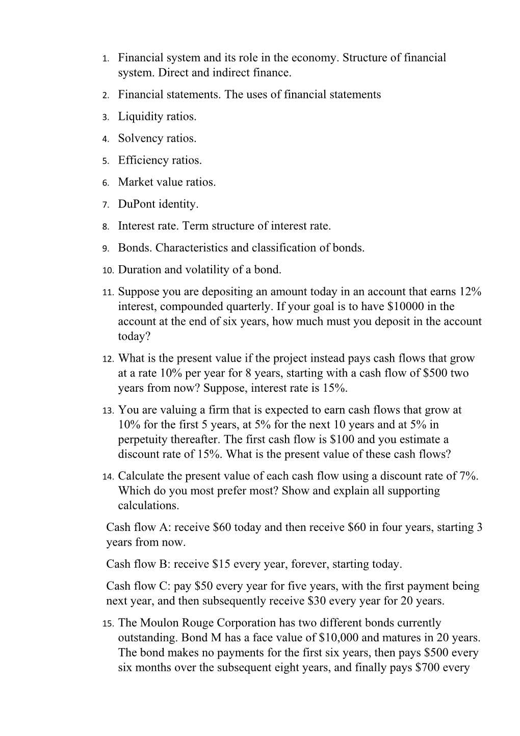 Financial Statements. the Uses of Financial Statements