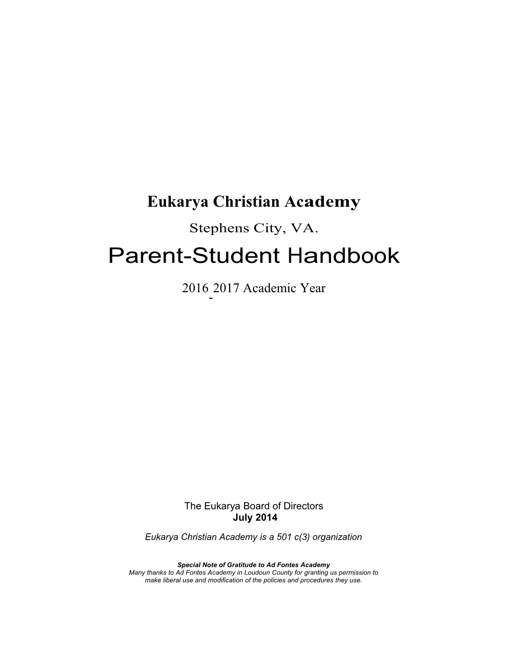 Eukarya Christian Academy