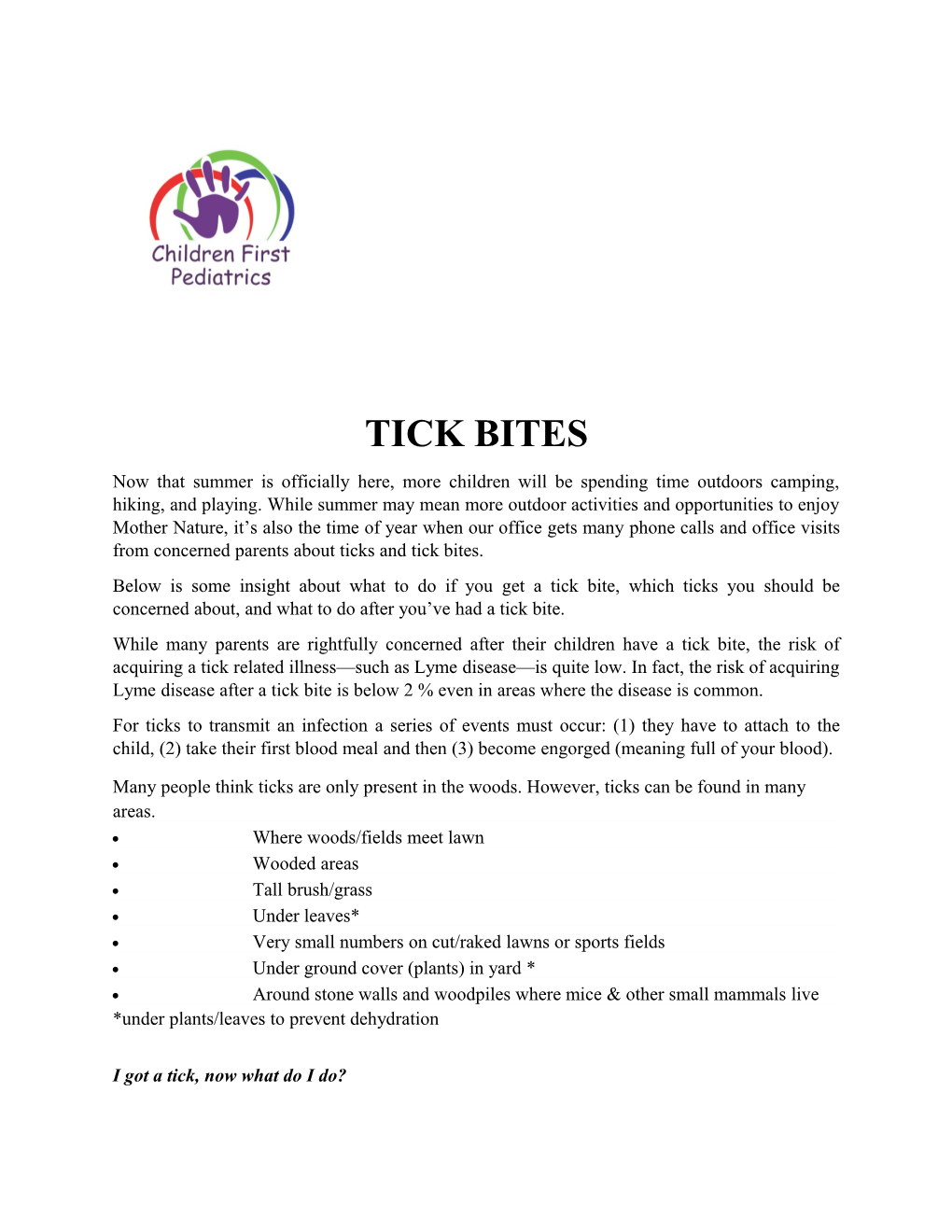 Below Is Some Insight About What to Do If You Get a Tick Bite,Which Ticks You Should Be