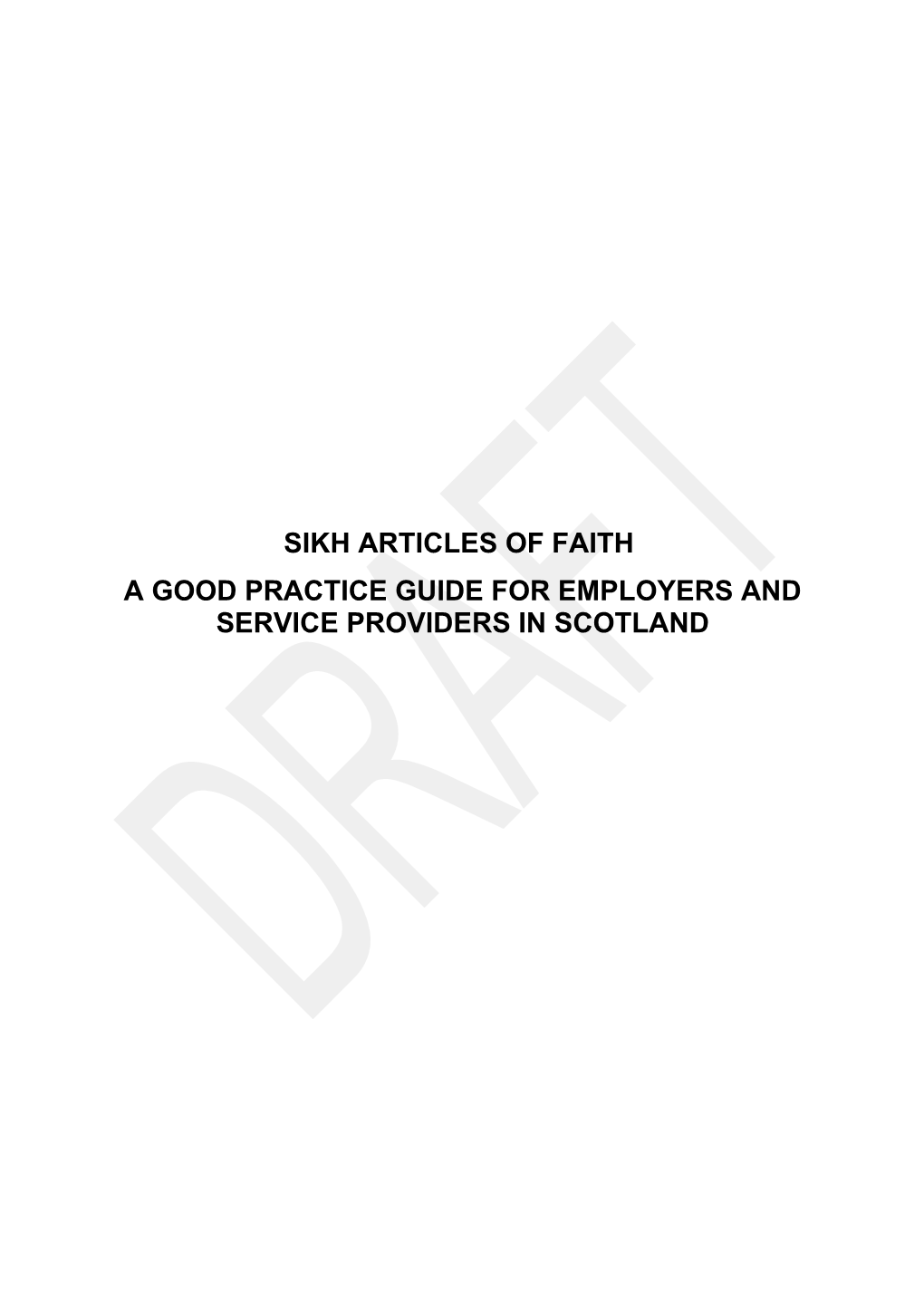 A Good Practice Guide for Employers and Service Providers in Scotland
