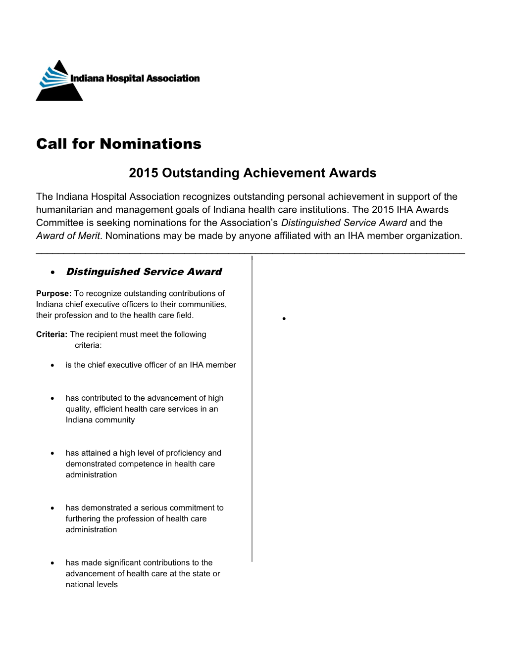 2015 Outstanding Achievement Awards