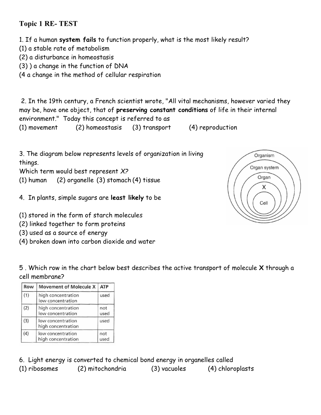 1. If a Human System Fails to Function Properly, What Is the Most Likely Result?